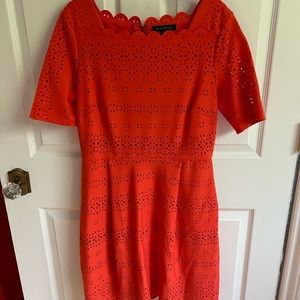 Adorable Banana republic eyelet scallop dress